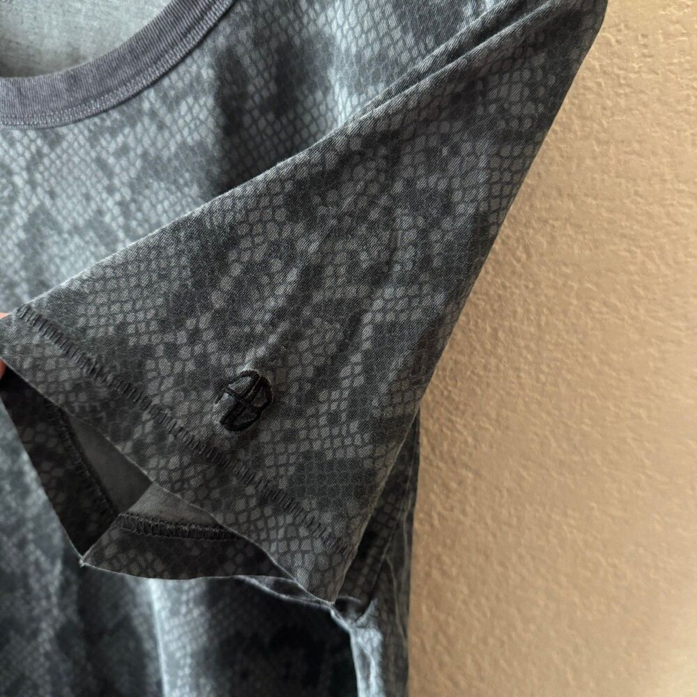 ANINE BING Python Snake Print Tee Shirt Womens La… - image 3